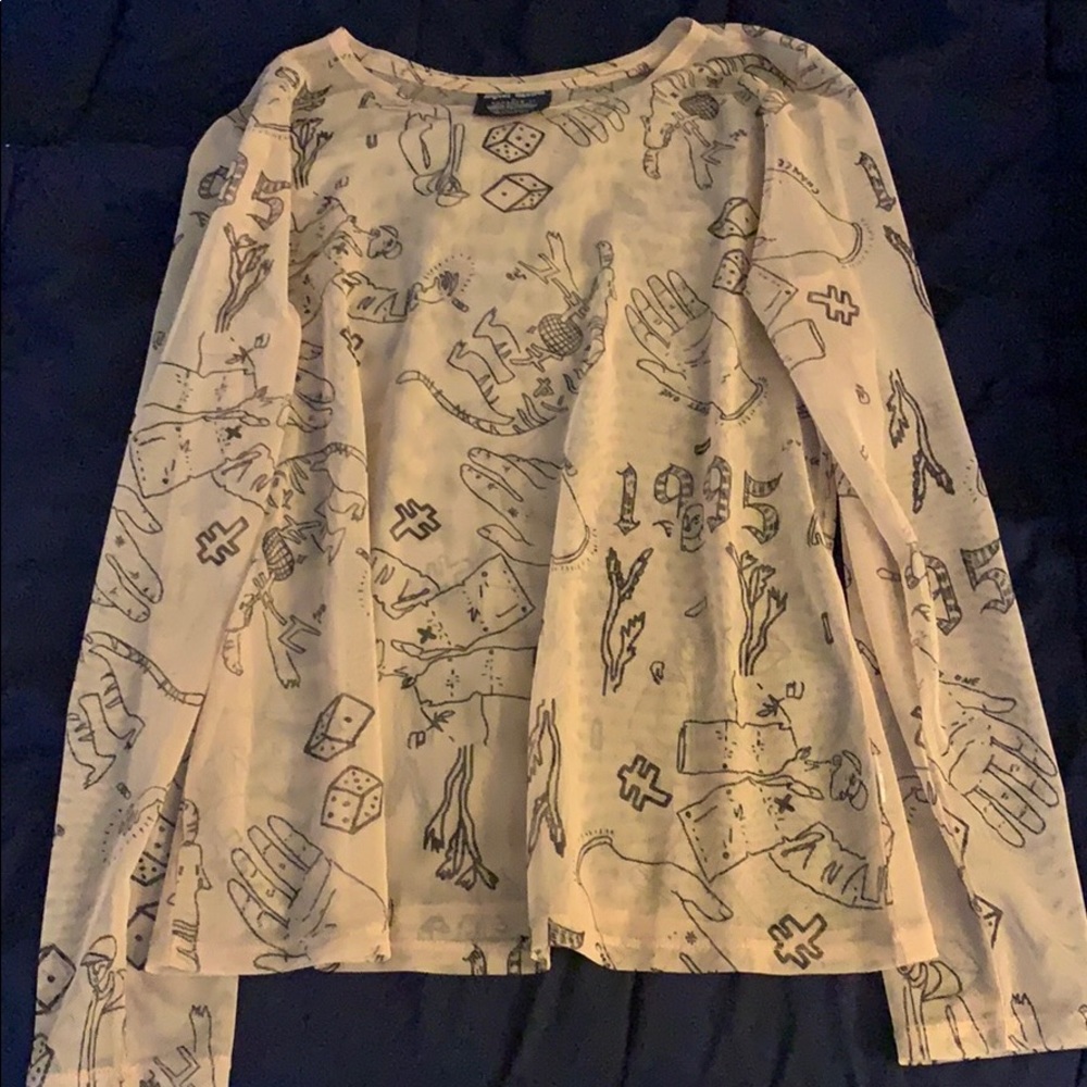 Sheer shirt